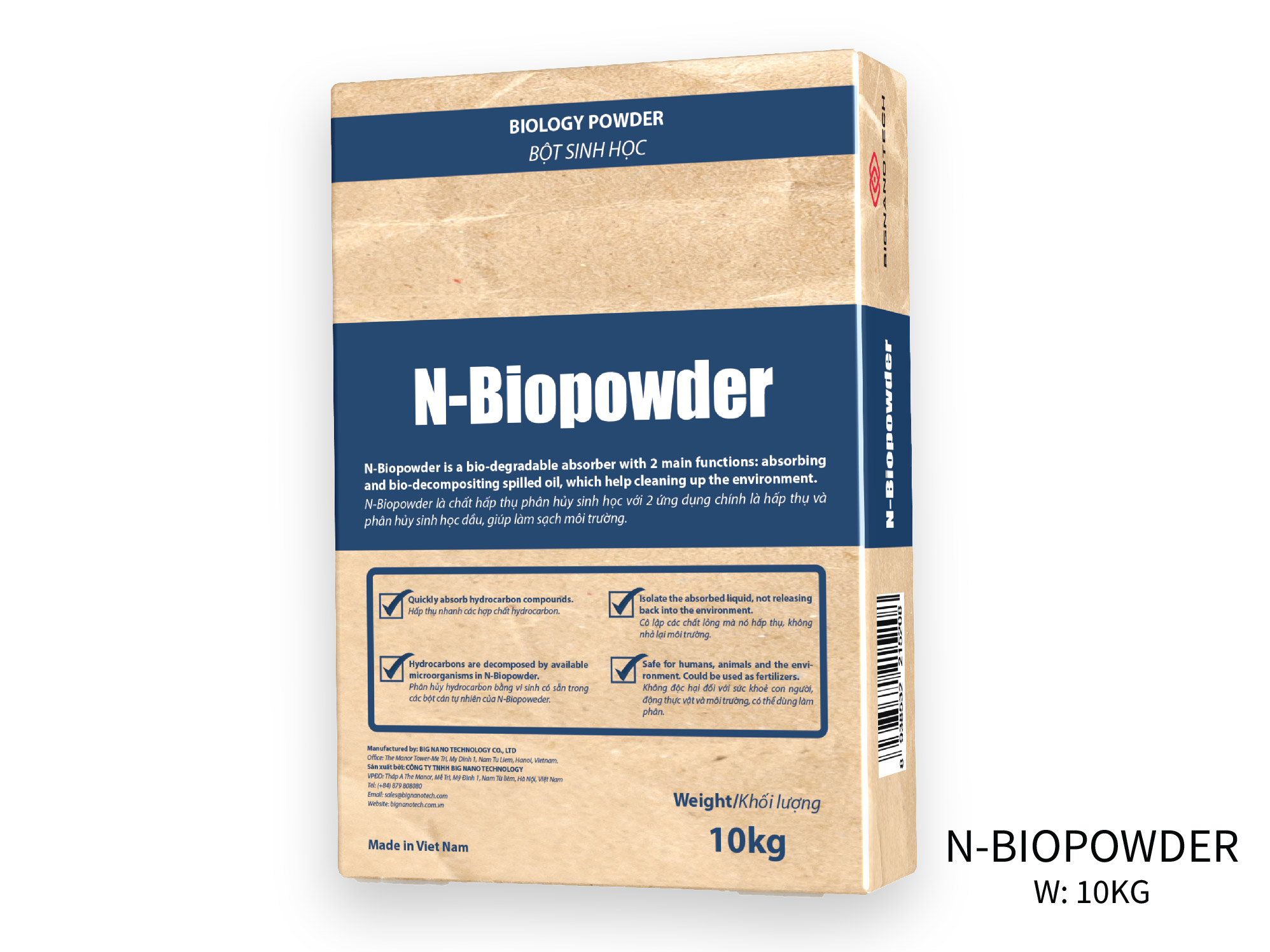 Bột sinh học phân hủy dầu N-Biopowder